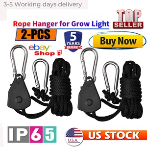 Tienda de campaña ajustable cordón polea cuerda trinquete portátil nueva polea - Imagen 1 de 25