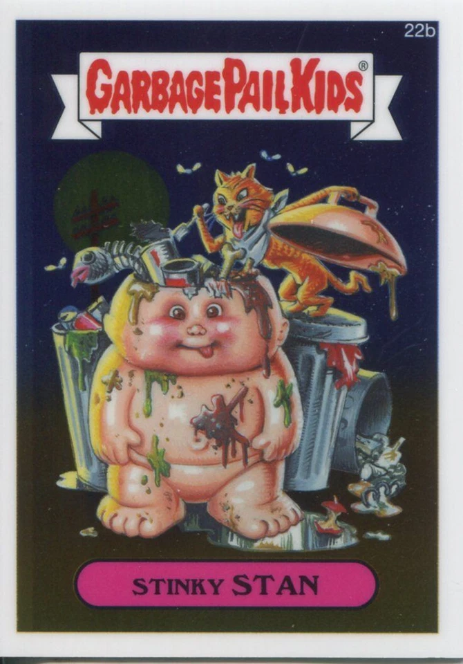 Garbage Pail Kids Chrome Series 1 Base Card 22b STINKY STAN - Image 1 of 1