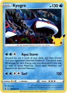 Tarjeta Pokémon Kyogre - 003/025 - Holo Rara Celebraciones - ¡Nuevo/Muy Nuevo! - Imagen 1 de 1