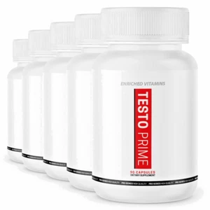 TESTO PRIME -Male Enhancement Testosterone Booster - 450  Caps- 5 Bottles - Picture 1 of 4