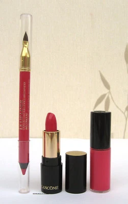 Lancome Mini Lip products set - Lipstick,Matte Shaker,Lip Pencil Various - New