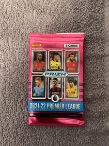 SOCCER-2021-22 Panini Prizm Premier League-NEU/SEALED-5 Card Mega Pack-Auto? - Bild 1 von 1