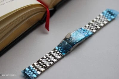 ORIS 21mm St Steel Band Bracelet strap 8 21 61 Big Crown Pointer Date 6,5 inch - Image 1 of 4