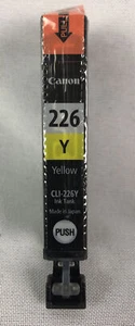 Tinta amarilla Canon FABRICANTE DE EQUIPOS ORIGINALES CLI-226Y 226 nueva en plástico sellado de fábrica - Imagen 1 de 2