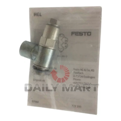 Новый в коробке дроссельный клапан FESTO HGL-1/8-1/8-B 543253 - Изображение 1 из 3