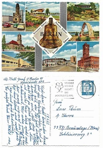 Postkarte Berlin Stadtansichten, 60er Jahre, gelaufen - Bild 1 von 1