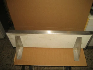 Edelstahl Regal Wandregal Ablage 80 x 25 x 3,5 cm Gastro sehr stabil !!! 27 - Picture 1 of 6