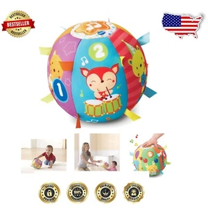 Lil' Critters Plush Baby Roll & Discover Ball - Fun Learning Toy for Infants - Picture 1 of 8