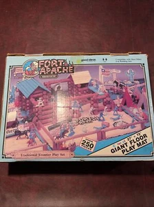 Fort Apache Frontier Play Set With Giant Floor Play Mat Incomplete - Picture 1 of 12