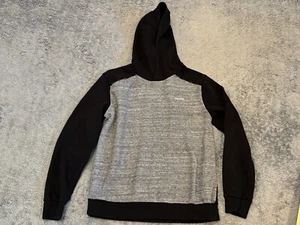 Calvin Klein Hoodie Womens Medium Gray Black Pullover Casual Active Long Sleeve - Picture 1 of 5