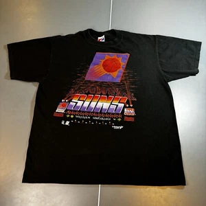 Vintage Phoenix Suns Shirt Xl Black Western Conference 1993 NBA - Picture 1 of 12