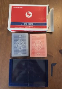 Dal Negro UNOPENED Playing Cards Ramino San Siro Plastic Pack Of 2 Decks - Picture 1 of 2