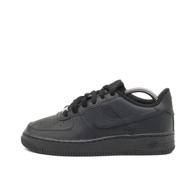 Nike Damen Air Force 1 Low Sneaker Schwarz Leder Low-Top ämpfung EU 37,5 - Bild 1 von 4