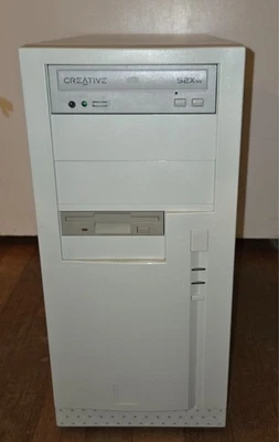 老式 PC 塔 适用于零件创意 Sound Blaster Live! ISA PCI插槽原样 — 第 1/4 张图片