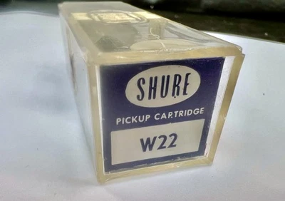 Картридж фонограммы Shure W22 новый из старых запасов протестирован с чехлом, проводами и инструкциями - Изображение 1 из 4