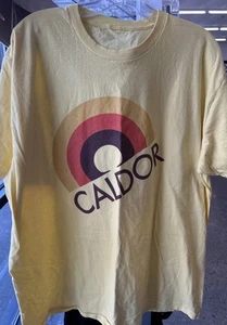 Caldor Retail Closed Store Retro Yellow T-Shirt Adult 2XL GUC - Picture 1 of 5