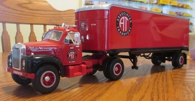 First Gear 1/34  Associated Trans B Mack Tractor Trailer Brand New 19-1692  - Image 1 of 4
