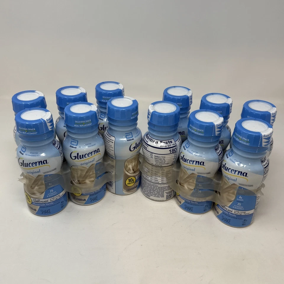 Glucerna Homemade Vanilla 8 FL Oz Shake 6 Ct