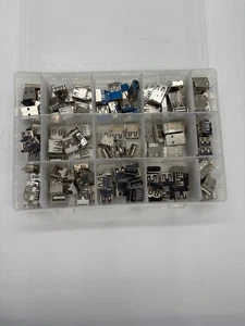 TOVOT 148pcs USB 2.0 / 3.0 Type A Male & Female Plug Connector Set | PCB Mountin - Picture 1 of 4