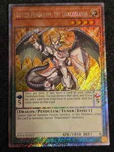 Glanzpendel, der Dracoslayer (Platin Secret Rare) RA04-DE252 Viertel... - Bild 1 von 1