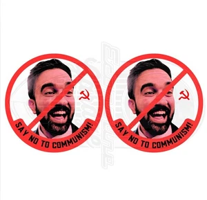 X2 Anti Communism Zohran Mamdani 3” Sticker Decal Socialism NYC New York Cuomo - Picture 1 of 2
