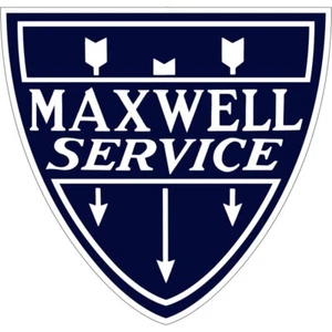 Maxwell Automobile Service DIECUT NEW 28" Tall Sign USA STEEL 6 lbs. - Picture 1 of 1
