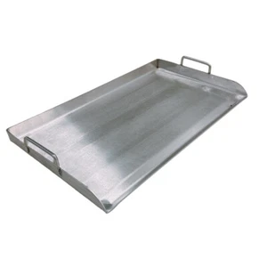 Stainless Steel Griddle Plancha Comal Flat Top With Reinforced Bracket 35" x 21" - Picture 1 of 9