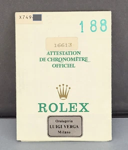 Original Rolex U-Boot 16613 Garantie 564.00.400.11.92. Ca 1992 - Bild 1 von 9