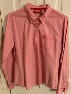 Camisa XL de manga larga a cuadros rojos para dama Farm Girl Foto 1 de 3