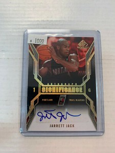Jarrett Jack 2007-08 SP Game Used Edition Auto Card #SI-JJ