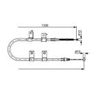 Bosch Cable Pull, Parking Brake 1 987 482 083 For Aveo / Kalos Genuine Top Germa