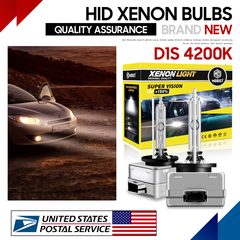 Juego de 2 bombillas de xenón HID D1s 4200k para Mercedes-Benz S450 S400 Foto 1 de 4