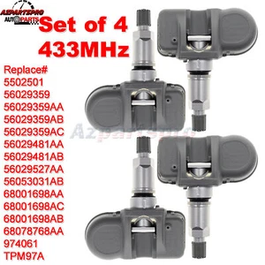 4pcs For Dodge 2009 Ram 1500 2500 / 2010 Ram 4500 5500 Tire Pressure Sensor New - Picture 1 of 11