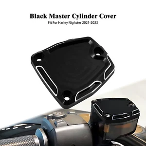 Black Brake Master Top Cylinder Cover Fit For Harley Nightster RH975s 2022 23 24 - Picture 1 of 14