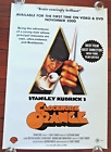 CLOCKWORK ORANGE Rare Original 2000 Australian Video One Sheet Movie Poster
