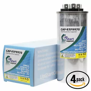 Condensatore 4x 50/5 MFD 370 Volt doppio funzionamento tondo per Ruud uamb 036jaz - Foto 1 di 1