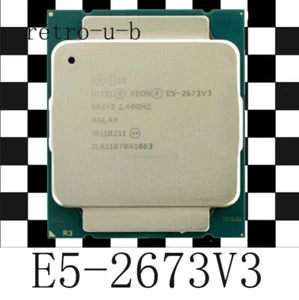 Intel Xeon E5 2673 V3 2.4GHz SR1Y3 12-Cores 30M LGA2011-3 CPU Processors 2673V3 - Picture 1 of 1