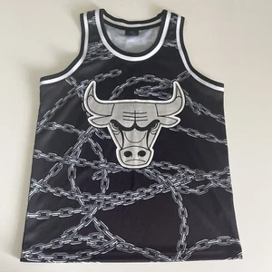 NBA Chicago Bulls black chain kids jersey - Picture 1 of 5