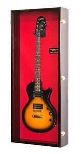 Electric / Fender / Acoustic Guitar Display Case Cabinet Rack 98% UV - Lockable - Picture 1 of 30