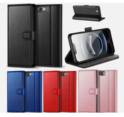 Wallet Case For Apple iPhone 16E 2025 Leather Flip Stand Cover Case Card Slot - Image 1 of 4