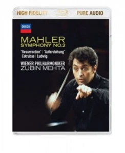 ZUBIN/WP MEHTA - GUSTAV MAHLER, SINFONIE 2 (PURE AUDIO)  BLU-RAY NEW! - Zdjęcie 1 z 1
