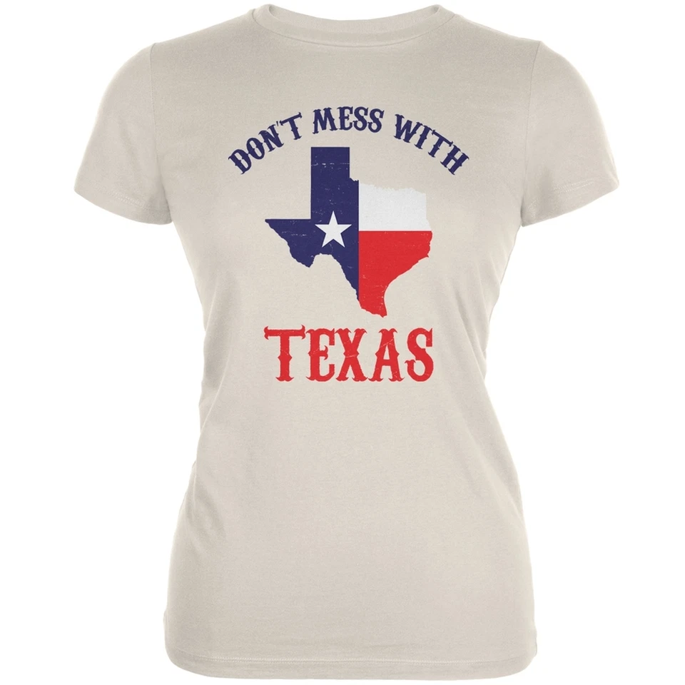 Camiseta suave Don't Mess With Texas Cream Juniors Foto 1 de 1