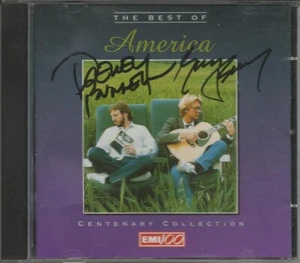 AMERICA - CD CON AUTOGRAFO " THE BEST OF AMERICA " - Imagen 1 de 1