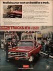 1978 Print ad for GMC Truck retro Vehicle Auto Red Tired  9/19/22