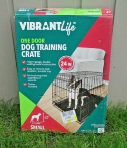 PUPPY Metal Animal crate portable 24" L x 17.5" W x 20" H - LOCAL PICK UP - Picture 1 of 8
