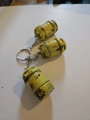 SEANS.CUSTOM.DIORAMAS JAWS CUSTOM PRINTED 3 BARREL KEYRING FOR THE CLASSIC FILM JAWS THE ORCA DIORAMA