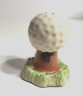 Stangl Rossware Golf Ball and Tee Salt and Pepper Set
