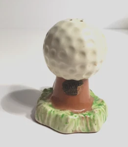 Stangl Rossware Golf Ball and Tee Salt and Pepper Set - Picture 1 of 4