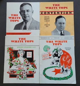 The White Tops Circus Magazines 1937 4 números diferentes - Imagen 1 de 7