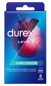Condones DUREX Love 8, ajuste, Easy On, forma anatómica, fragancia agradable - Imagen 1 de 10
